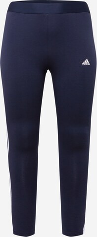 ADIDAS SPORTSWEAR Leggings 'Essentials 3-Stripes ' in Blue: front