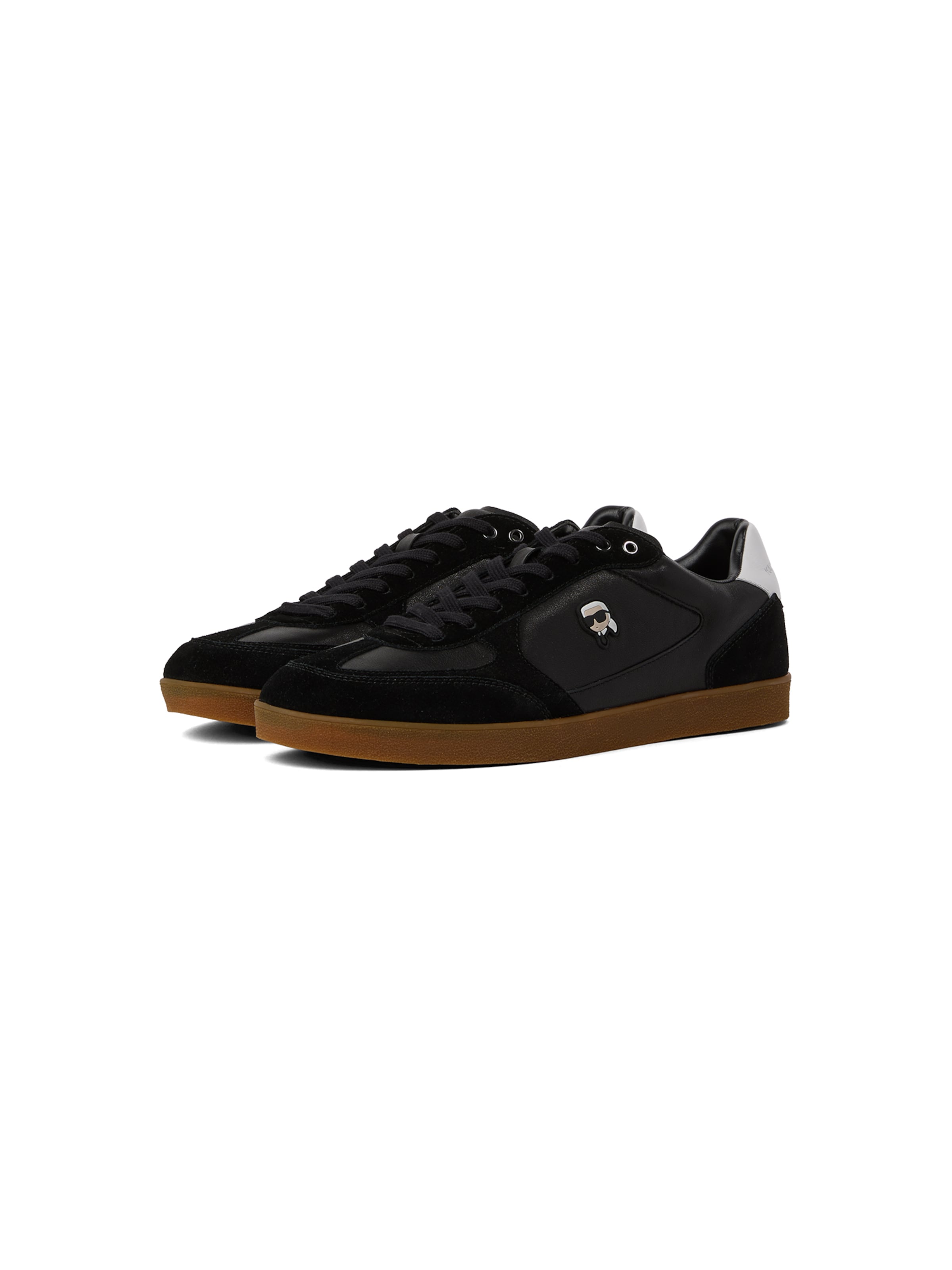 Sneaker bassa ' Ikon NFT Kandidate Sneakers ' di Karl Lagerfeld in nero: frontale