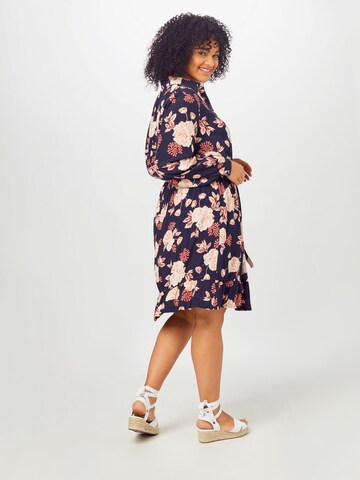 ABOUT YOU Curvy Shirt Dress 'Alexis' in Blue