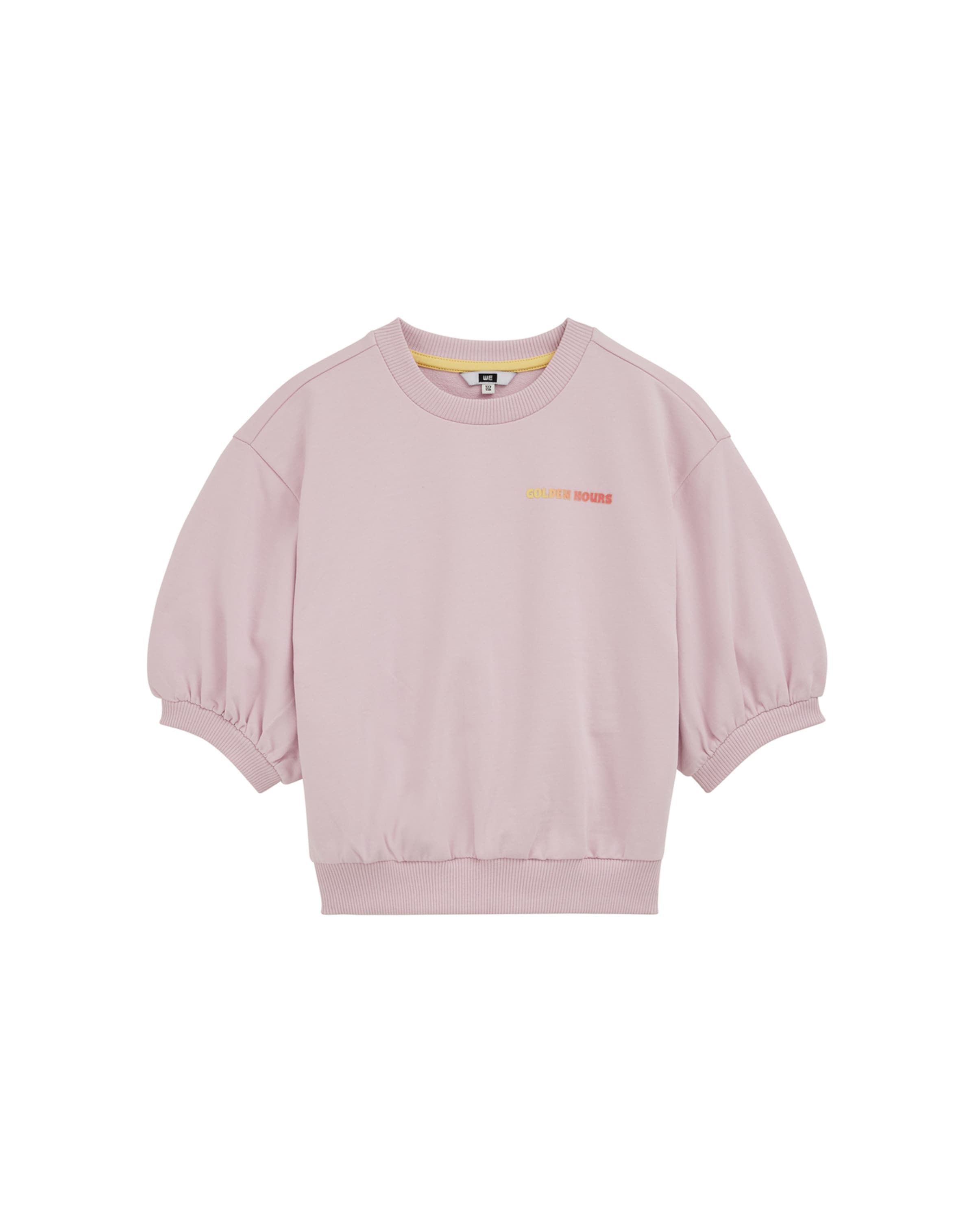 WE Fashion Свитшот в Ярко-розовый: спереди