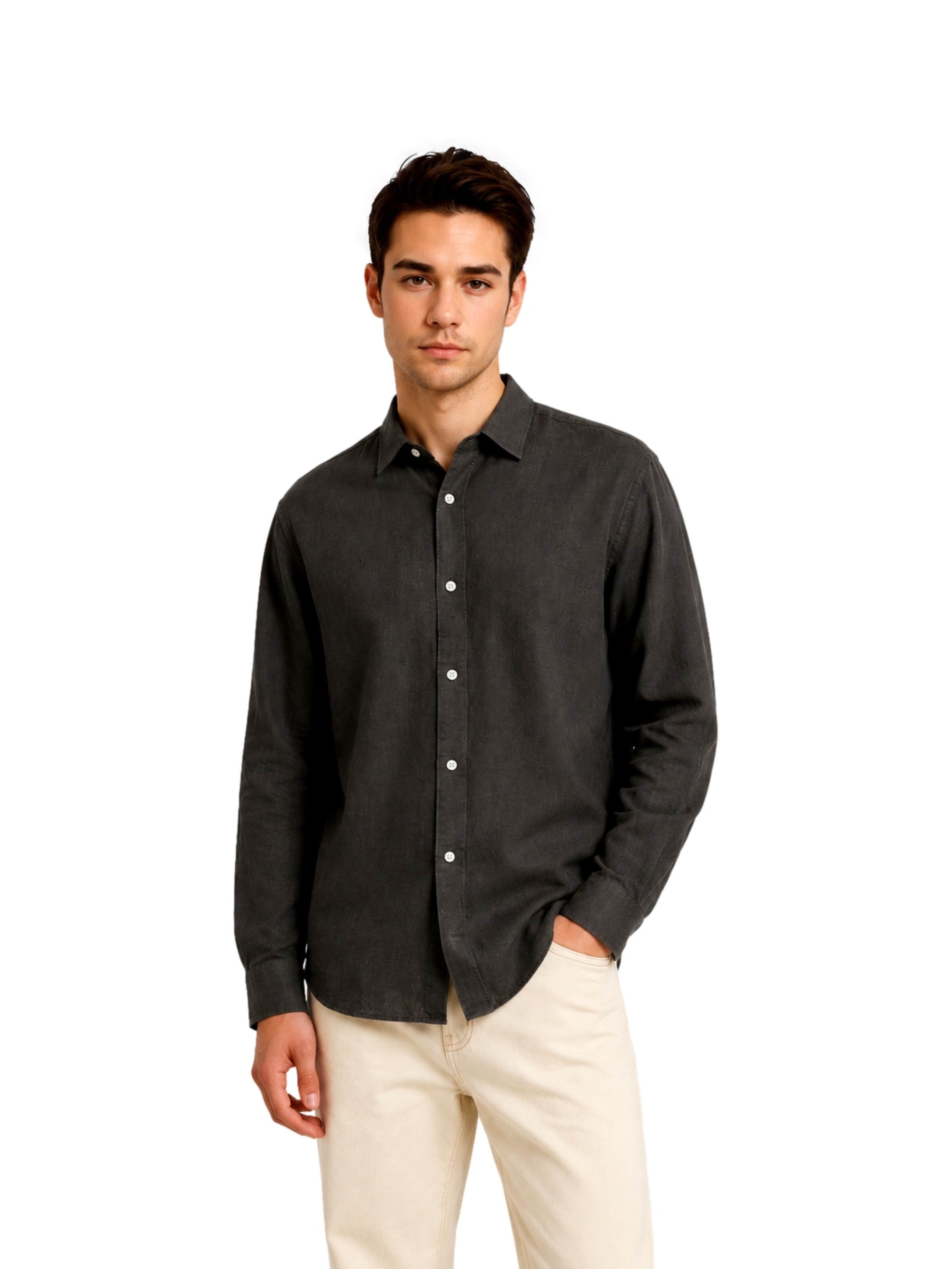Slim fit Cămașă 'ONSCaiden' de la Only & Sons pe maro: față