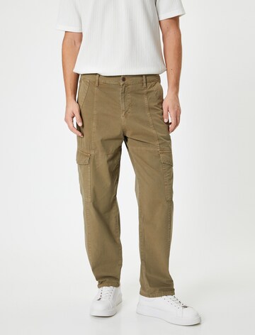 Koton Regular Cargo Pants in Brown: front