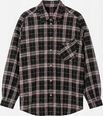 T-shirt ' Kammie Tartan ' Opal Studio en rose : devant