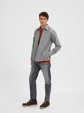 Veste mi-saison SELECTED HOMME en gris