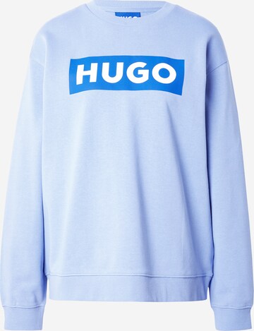 HUGO Sweatshirt 'Classic' i blå: framsida