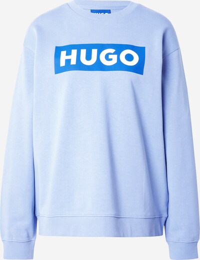 HUGO Sweatshirt 'Classic' in royalblau / hellblau / weiß, Produktansicht