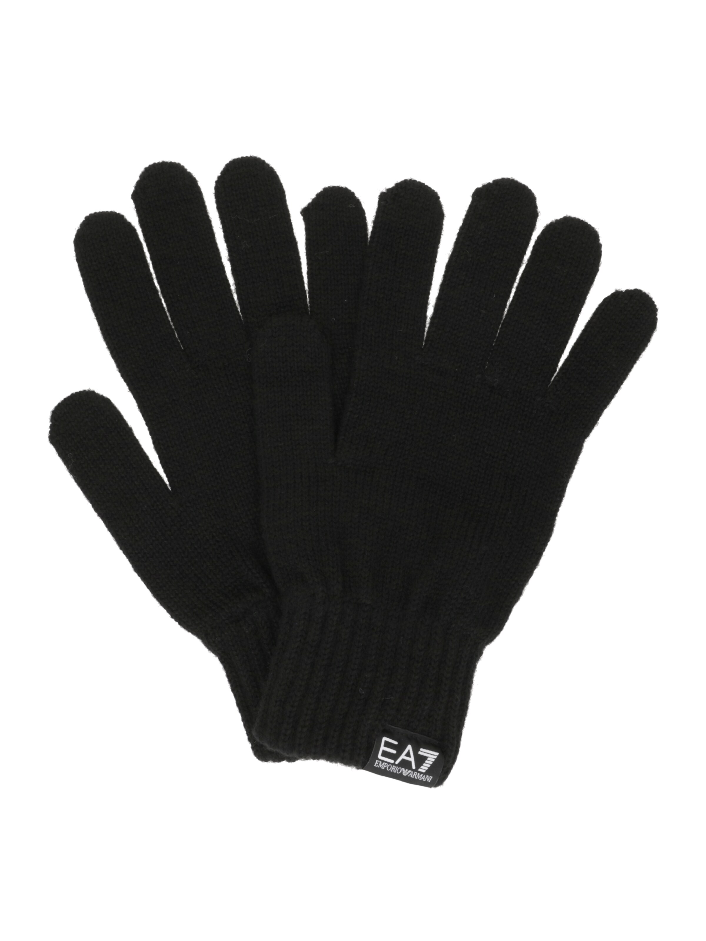 EA7 Emporio Armani Ръкавици с пръсти в черно, Преглед на продукта