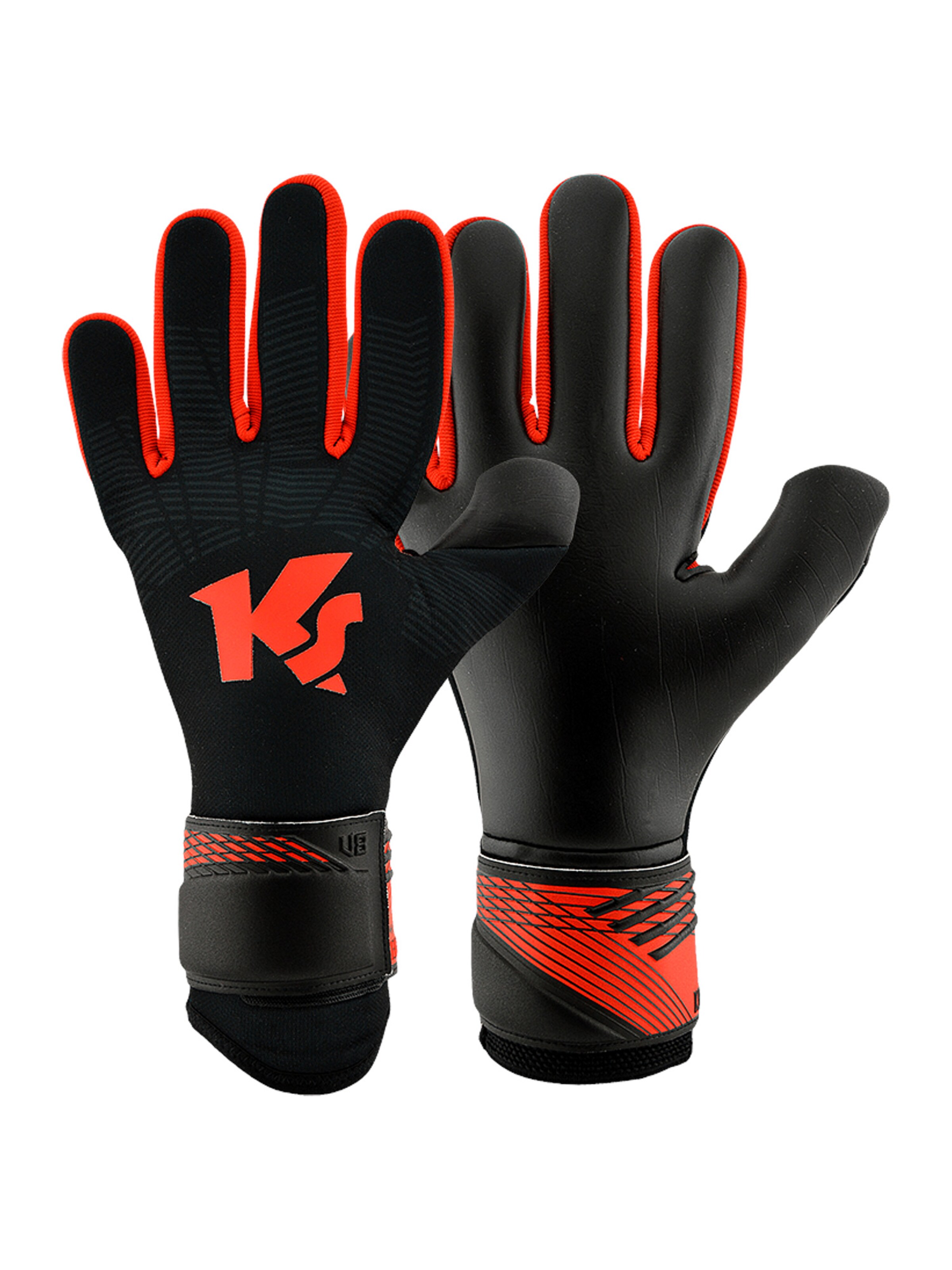 KEEPERsport Handschuh in Schwarz: Vorderseite