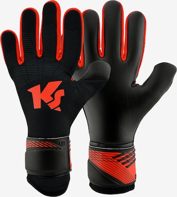 KEEPERsport Sports gloves in Black: front