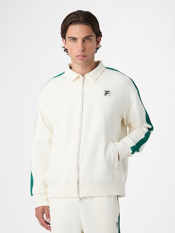 FILA Кофта на молнии 'Como' в Белый: спереди