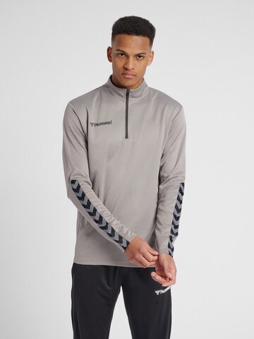 Sweat de sport Hummel en gris : devant