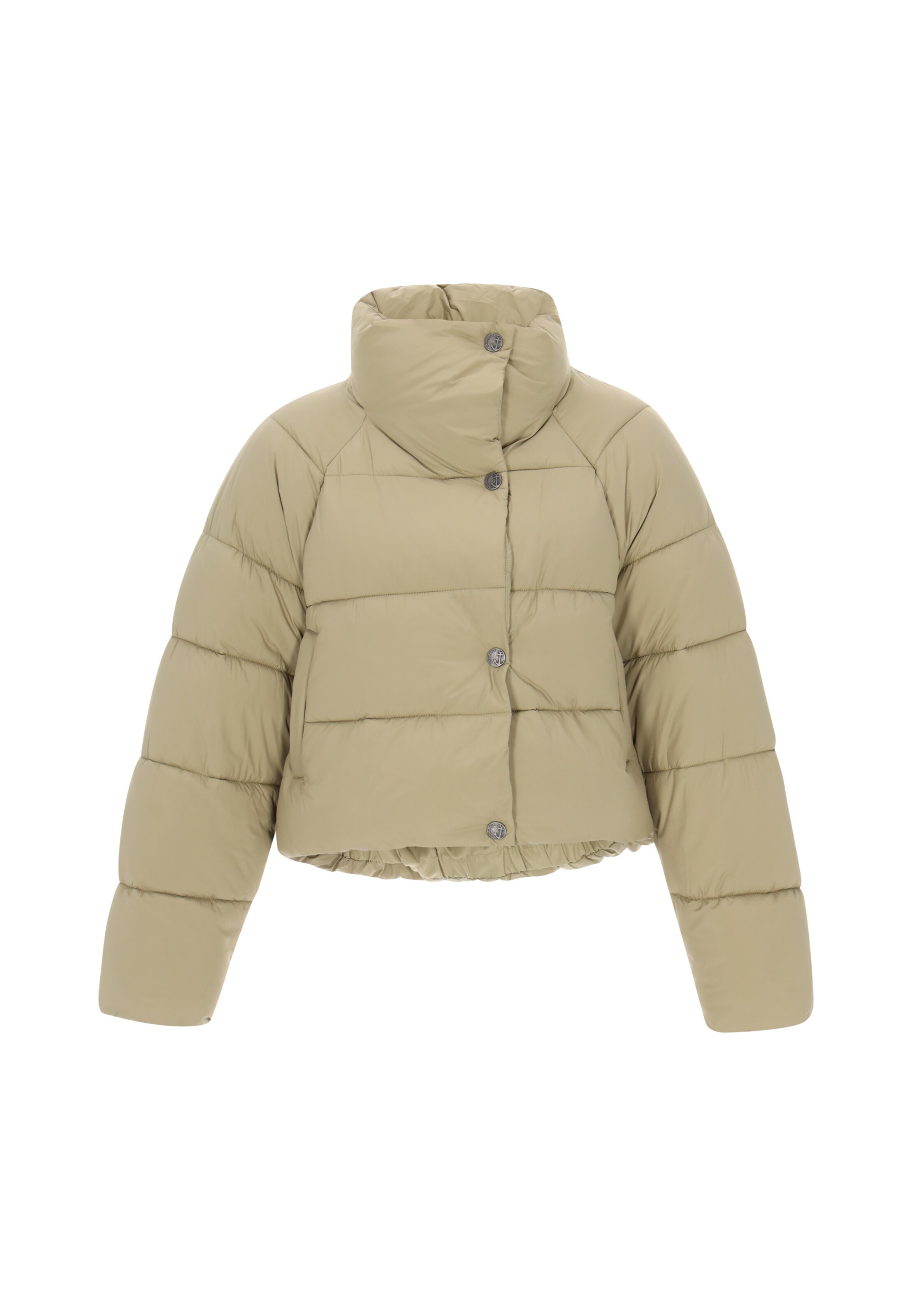 DreiMaster Maritim Winterjas in Groen: voorkant