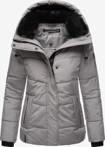 NAVAHOO Winter Jacket 'Sag ja XIV' in Grey