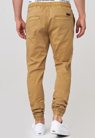 INDICODE JEANS Regular Housut 'Fields' värissä beige