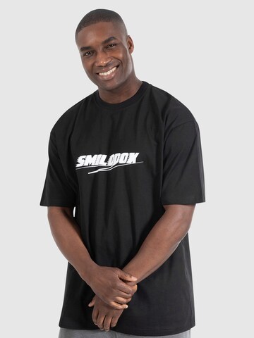 Smilodox Shirt 'Blake' in Zwart: voorkant