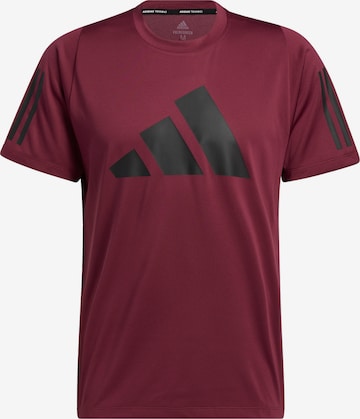 T-Shirt fonctionnel 'FreeLift' ADIDAS PERFORMANCE en rouge : devant