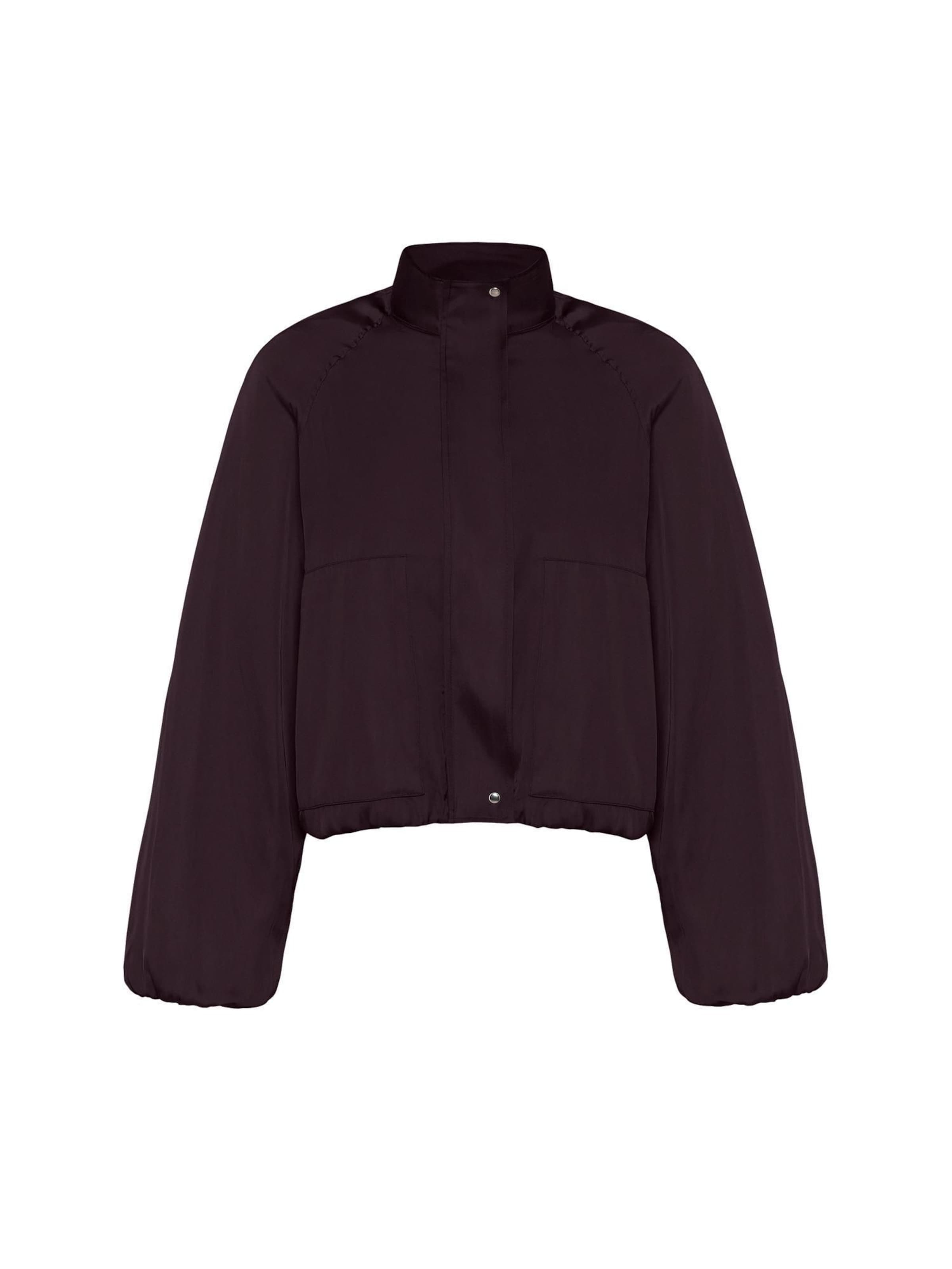 Antioch Veste mi-saison en bordeaux, Vue avec produit