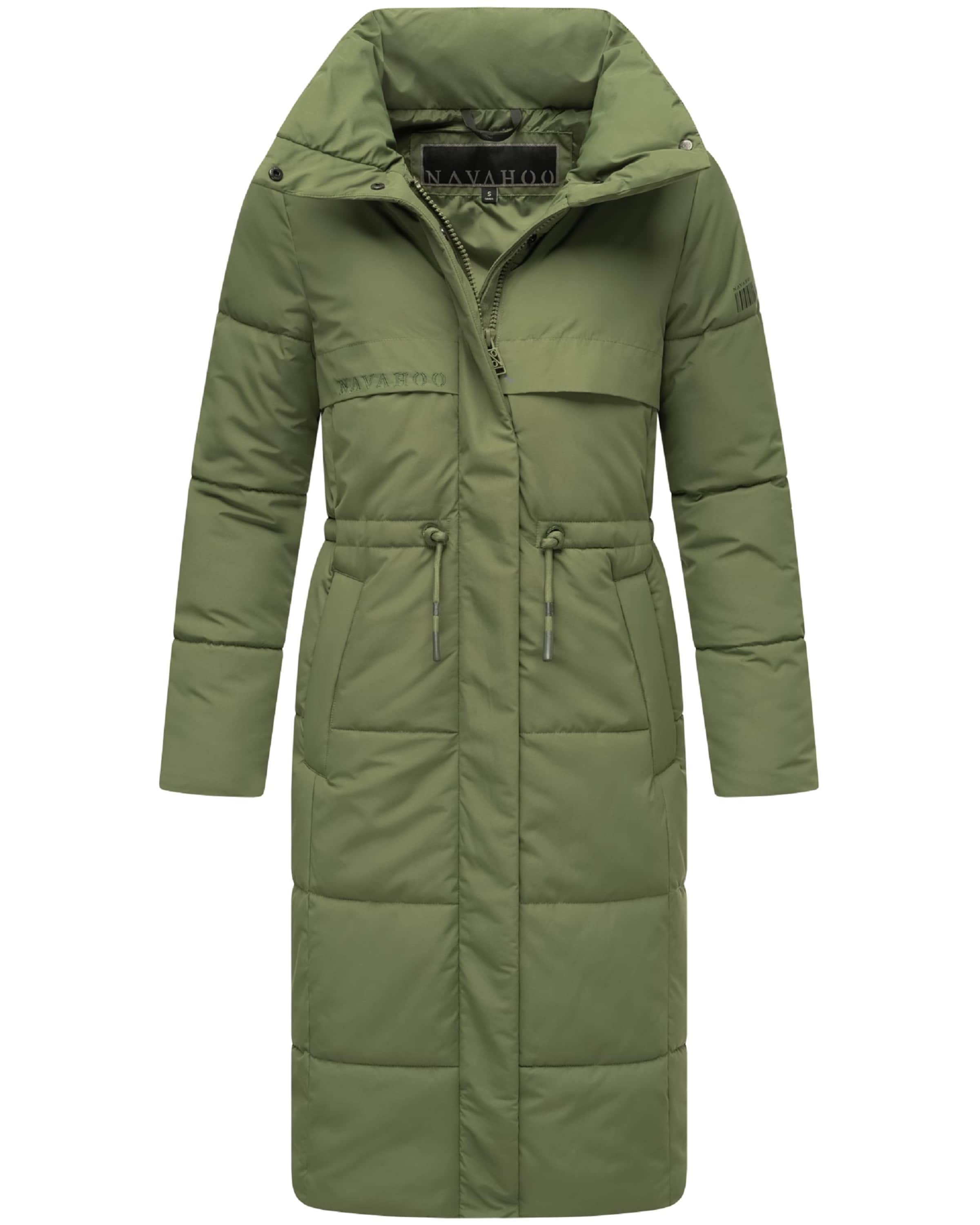 NAVAHOO Winter coat 'Der Wahnsinn 14' in Green