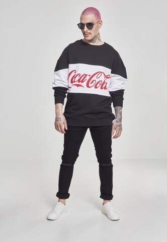 Mister Tee Sweatshirt 'Coca Cola' in Schwarz