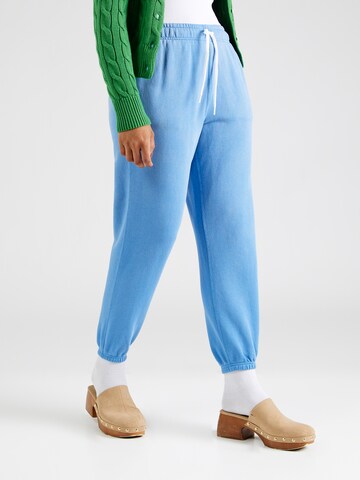 Polo Ralph Lauren Tapered Trousers in Blue: front