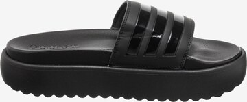 ADIDAS SPORTSWEAR Beach & Pool Shoes 'Adilette Platform' in Black