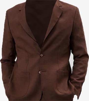 AntiochRegular Fit Sako - smeđa boja: prednji dio
