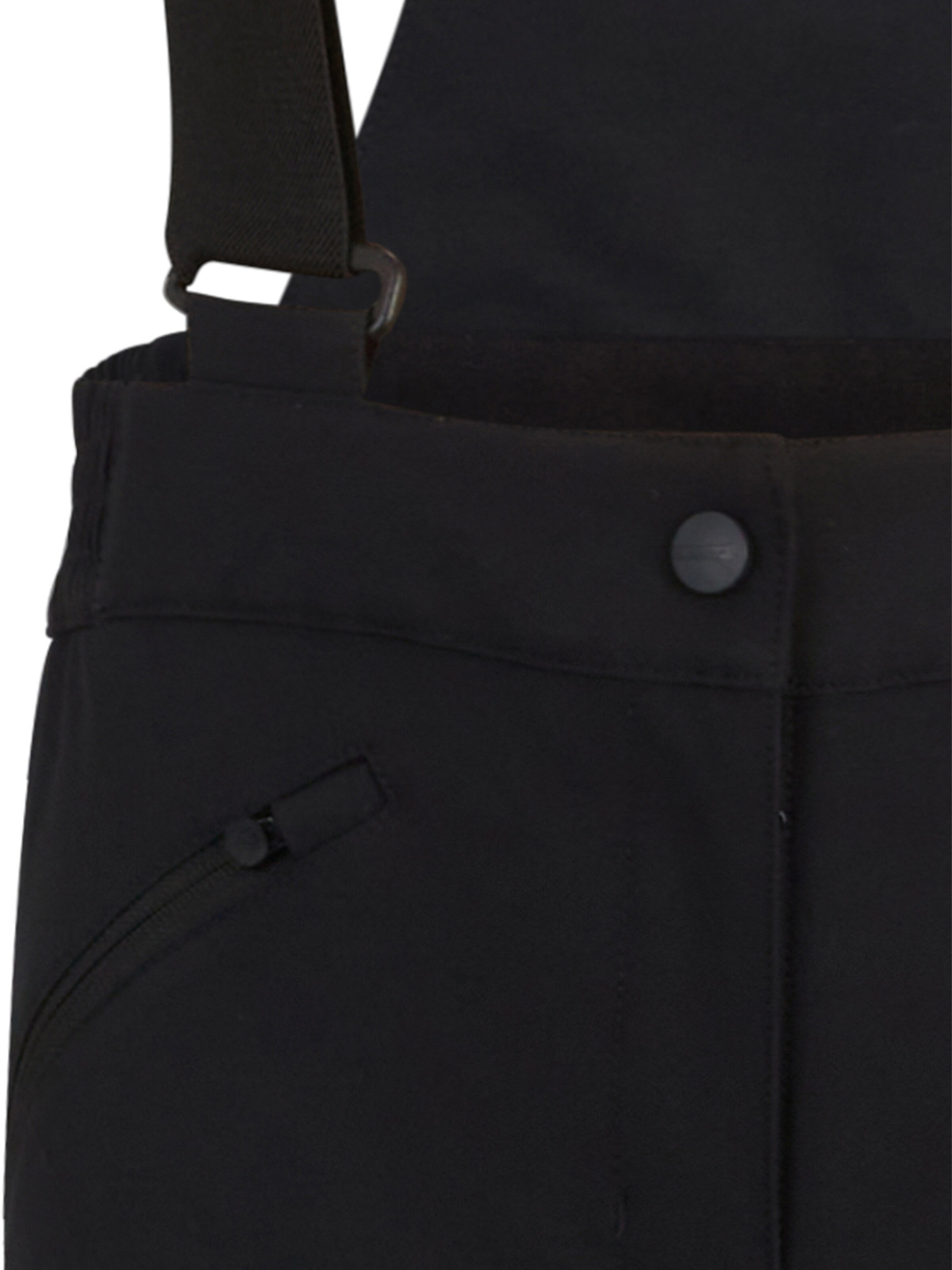 ZIENER Wide Leg Sporthose 'Afia' in Schwarz