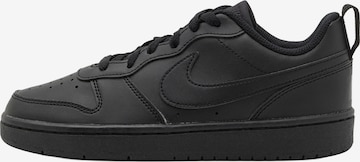 NIKE Sportcipő 'Court Borough' - fekete: elől