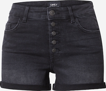 Jeans 'Hush' di ONLY in nero: frontale