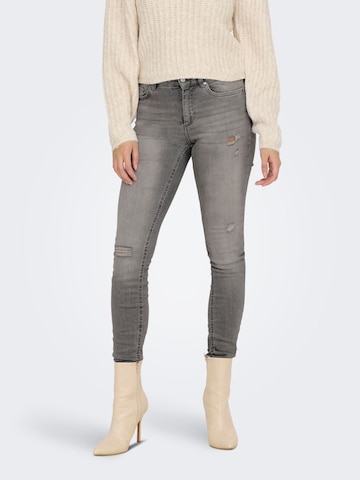 ONLY Skinny Jeans 'Blush' in Grey: front