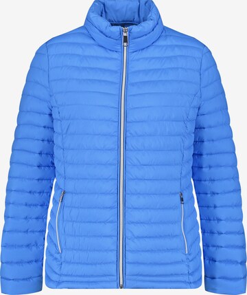 SAMOON Between-season jacket in Blue: front