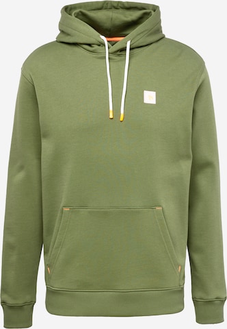 SCOTCH & SODA - Sweatshirt 'Essential' em verde: frente