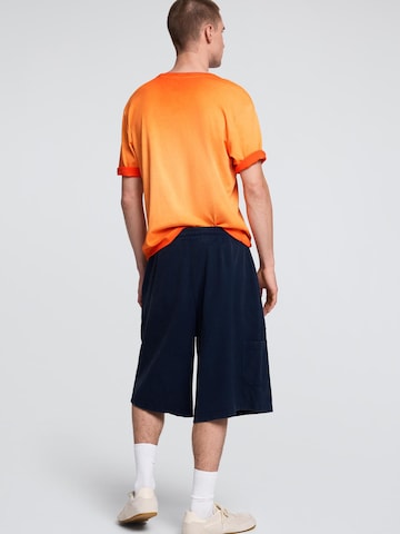 Desigual Loosefit Broek in Blauw