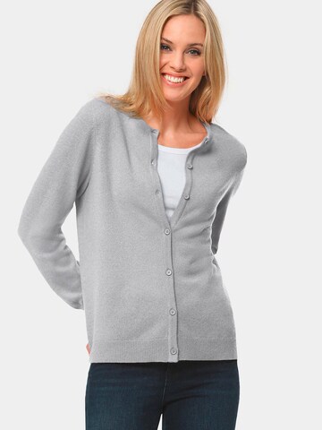 Goldner Knit Cardigan in Grey: front