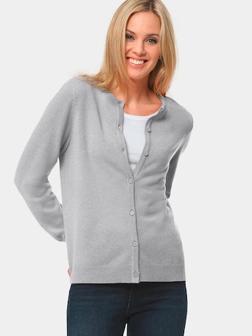 Goldner Knit Cardigan in Silver: front