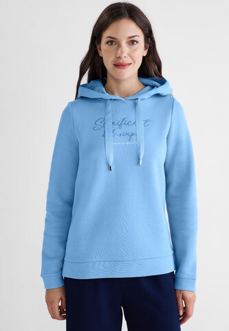 STREET ONE Sweatshirt in Blue: front