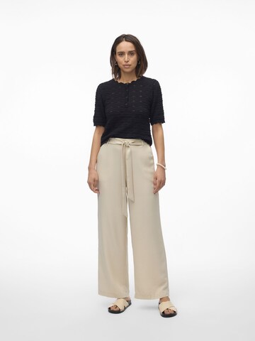 VERO MODA Wide leg Broek 'MELONY' in Groen
