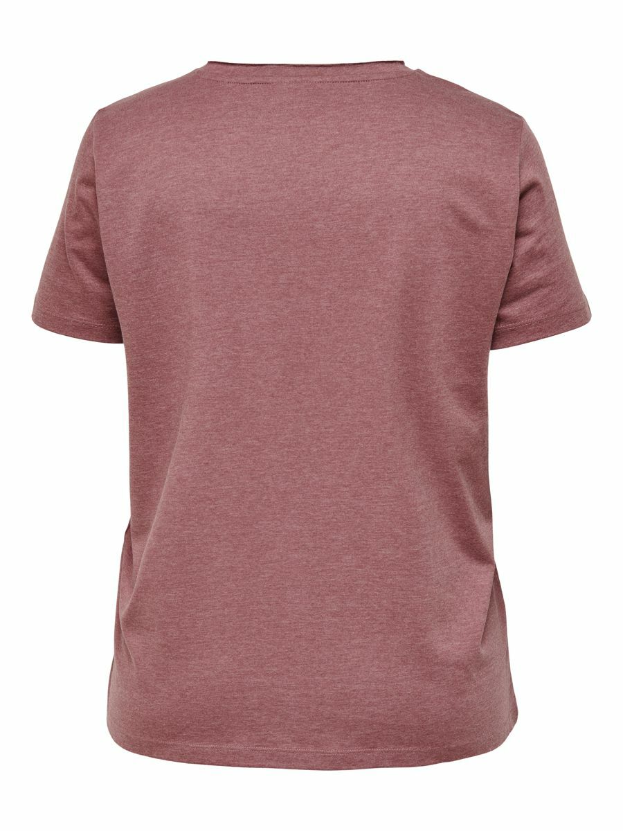 ONLY Carmakoma T-Shirt in Braun 
