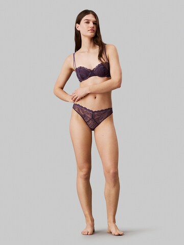 Calvin Klein Balconette Bra 'Instinct' in Purple