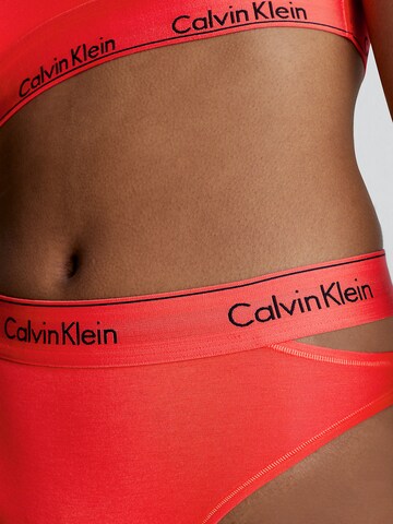 Calvin Klein Underwear - Braga 'Deconstructed' en rojo