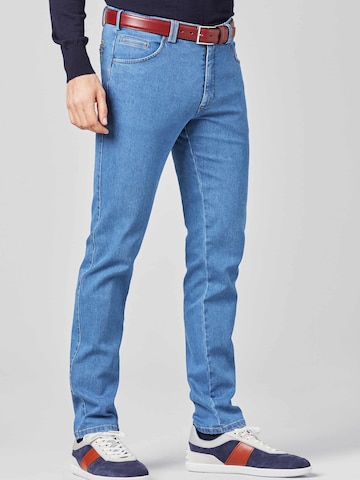 MEYER Regular Jeans 'Dublin' in Blau