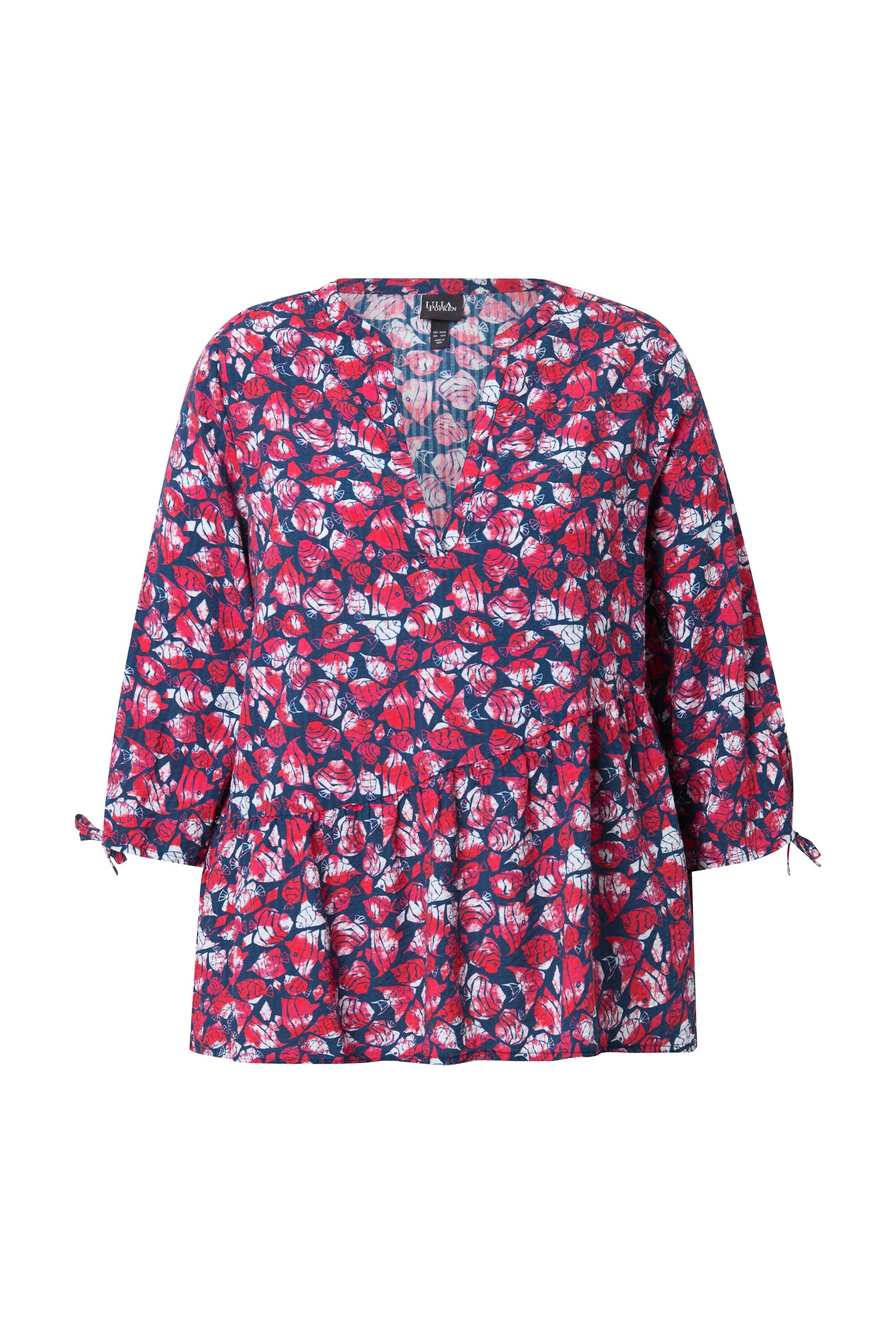 Ulla Popken Tunika in Rot: Vorderseite