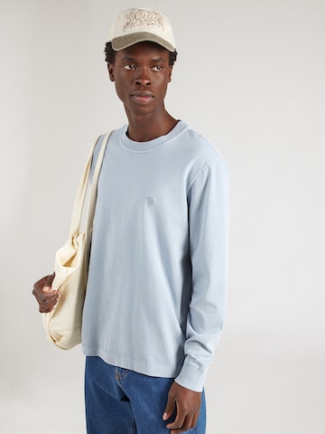 Abercrombie & Fitch Футболка в Синий: спереди