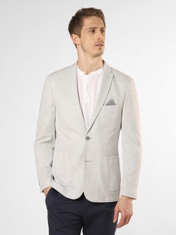 Coupe regular Veste de costume ' Maarten ' Finshley & Harding en gris : devant