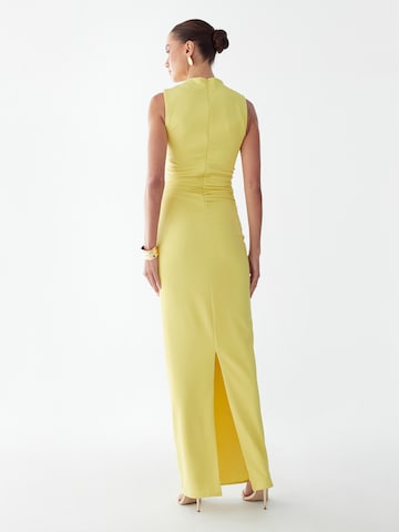 BWLDR Вечернее платье 'Lana' в Желтый: сзади