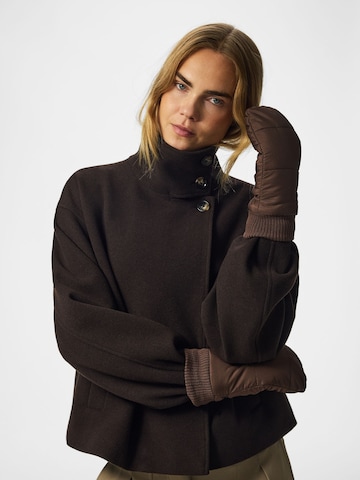 PIECES Mittens 'PCBee' in Brown