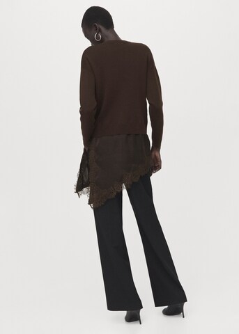 MANGO Pullover 'Nat' in Braun