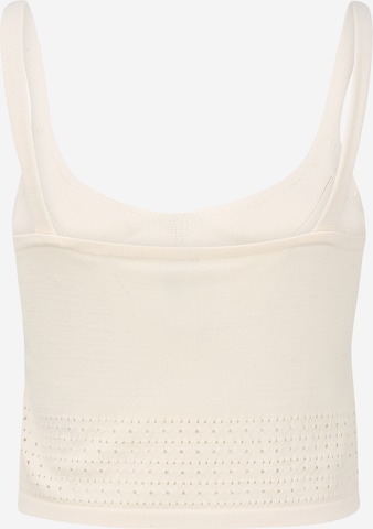 Y.A.S Tall Knitted Top in Beige