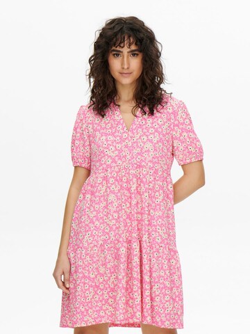 JDY - Vestido 'Lotus' em rosa: frente