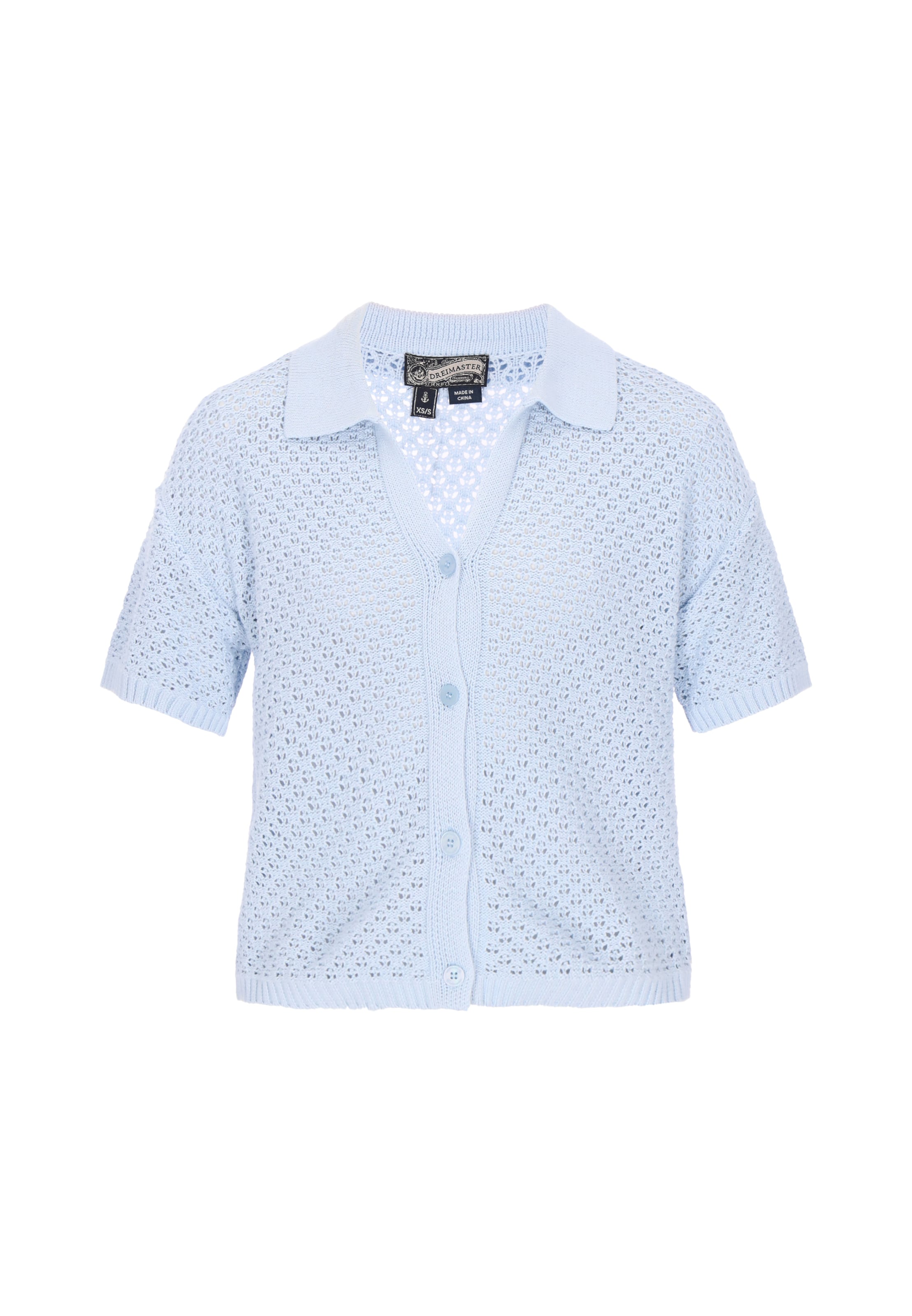 DreiMaster Vintage - Cárdigan en azul: frente